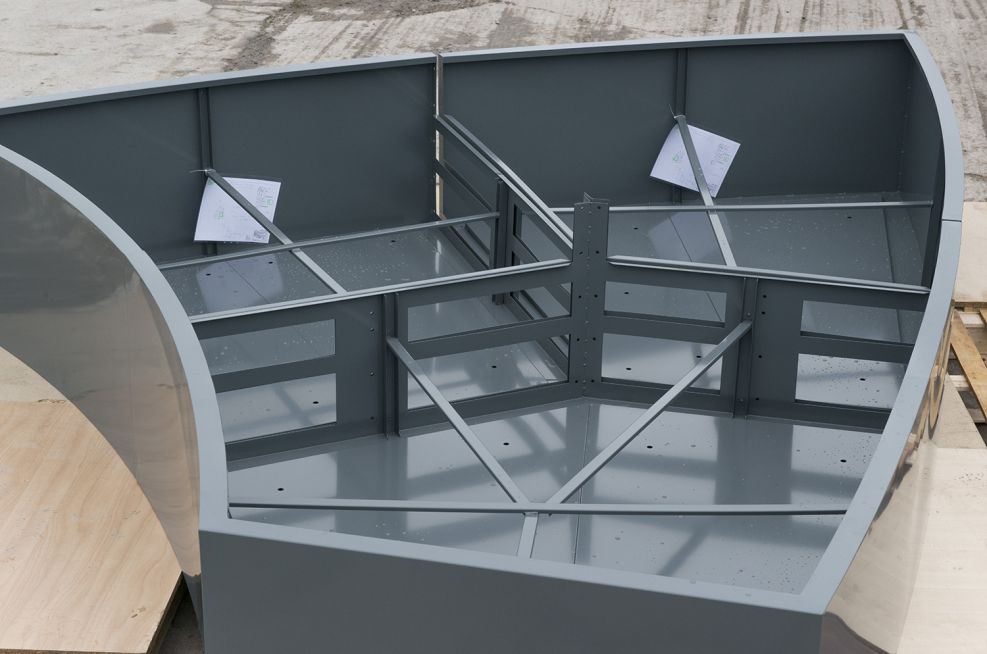 Steel Basalt Grey Framework of Planter 4