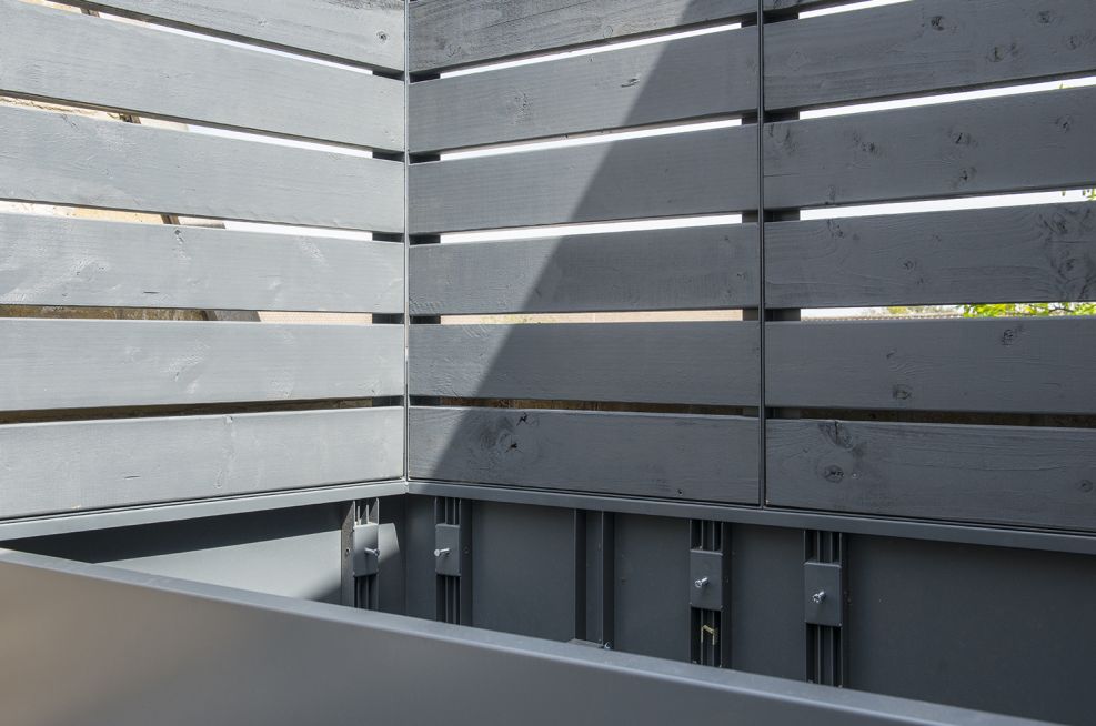 A Closer Look At The Fixings For The Planters And Timber