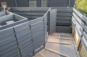 Communal Area Fence With Integrated Planters