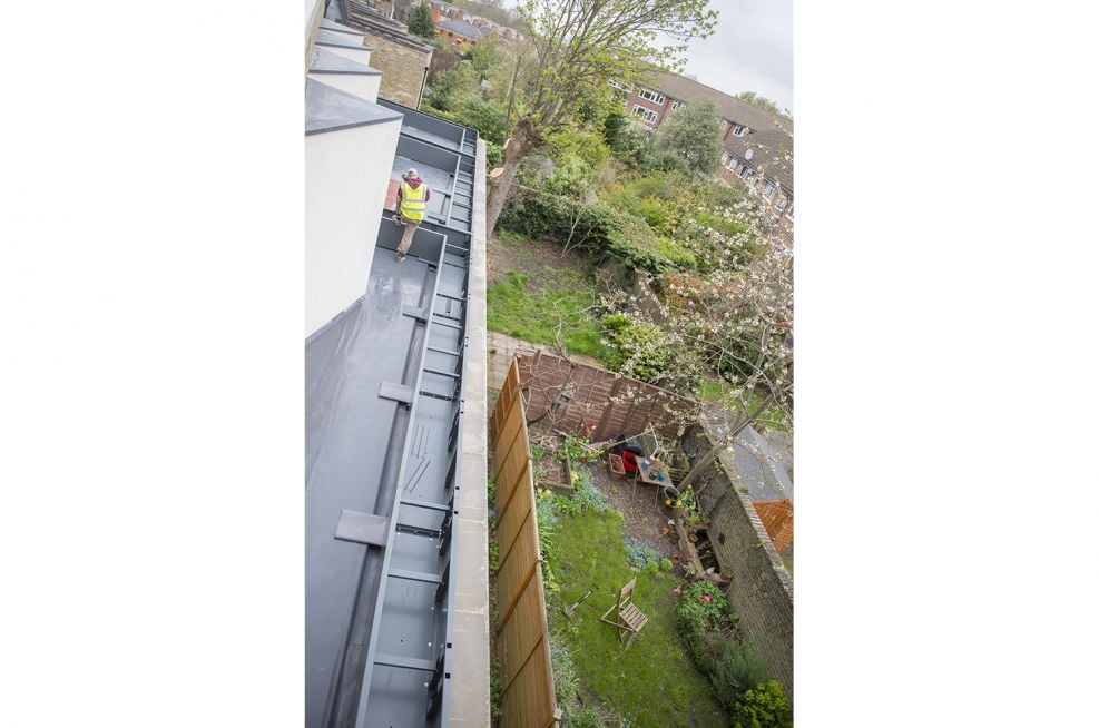 View From Above At Peloton Place, Putney, London SW15