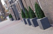 IOTA Bespoke Granite Street Planters At Plantation Wharf