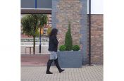 Bespoke Weatherproof Granite Low Square Planters