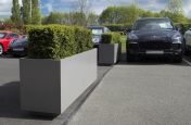 Grey Aluminium Zintec Steel Planters