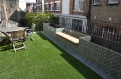 Terrazzo Tiled Steel Planter Combo From IOTA