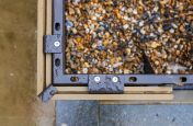 Precision stone clad steel planters