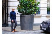Extra Large Cone Lead Clad Planters Rosewood London
