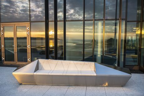 Bespoke Planter Benches Royal Bank of Canada, Jersey, Channel Islands