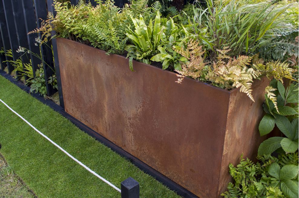 ROYAL BOTANIC GARDEN EDINBURGH – Bespoke Corten Steel Planters