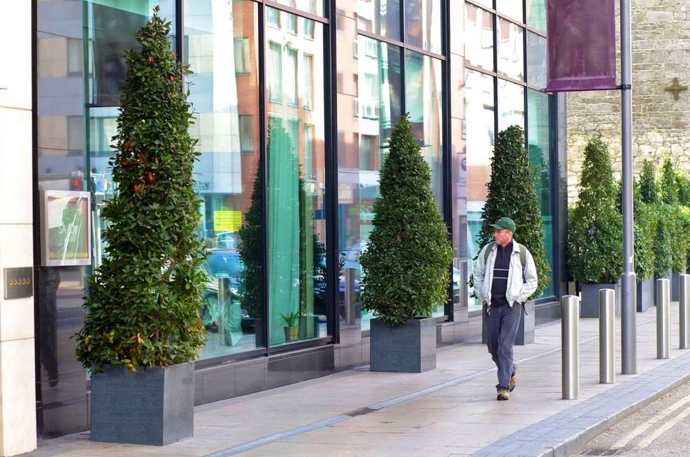 The Savoy Hotel Limerick, Eire Custom Planters and Plant Containers for Hotels