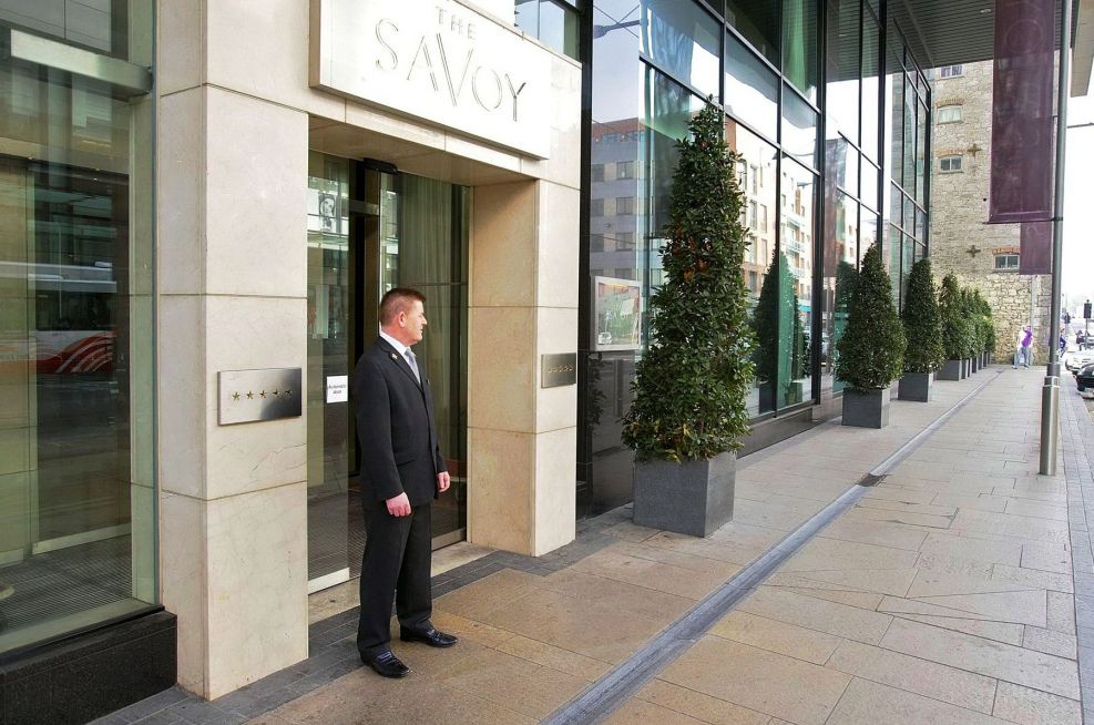 The Savoy Hotel Limerick, Eire Custom Planters and Plant Containers for Hotels