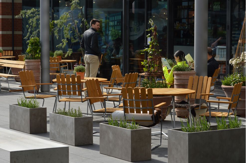 Söderberg Pizza at the Bakery, Edinburgh EH3 Planters for Restaurants