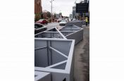 Complex modular street planters