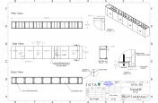 Very large modular planter CAD design