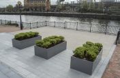 Bespoke Powder Coated Trough Planters