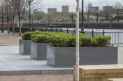 Large Bespoke Powder Coated Trough Planters