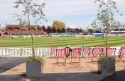 IOTA Granite Cube Planter At Somerset County Cricket Club