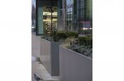 Steel Rectangular Street Planters