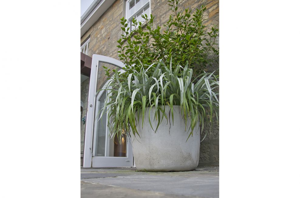 St Michael’s Mount, Cornwall Large Fibre Reinforced Cement Planters