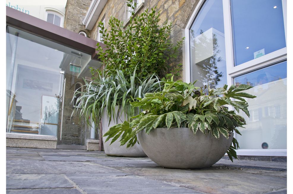 Lausanne and Kyoto Fibre Reinforced Cement Planters