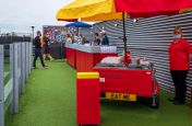 Planters for Hotel rooftop bar