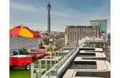 Roof terrace planters in London