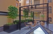 Bespoke Powder Coated Steel Planters Stockholm, Sweden