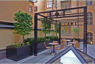 Bespoke Powder Coated Steel Planters Stockholm, Sweden
