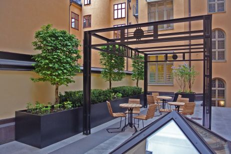 Bespoke Powder Coated Steel Planters Stockholm, Sweden