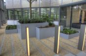 Bespoke Steel Planters For Stockley Park
