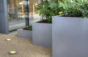 Varying Heights Steel Planters