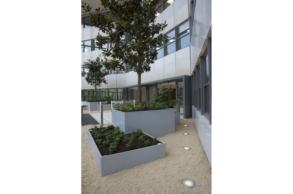 Zintec Steel, Polyester Powder Coated to RAL 9006