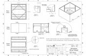 Steel tree planter CAD design