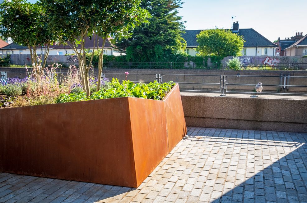 Large planter for public space