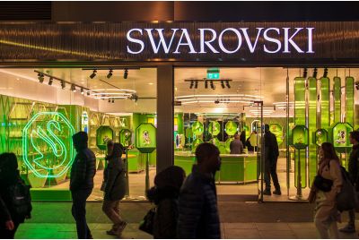 Swarovski store bespoke architectural metalwork