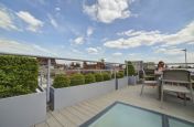 Roof Terrace Steel Planters at Tapestry Bristol