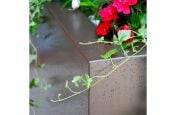 Close-Up Of Bespoke Steel Tree Planters