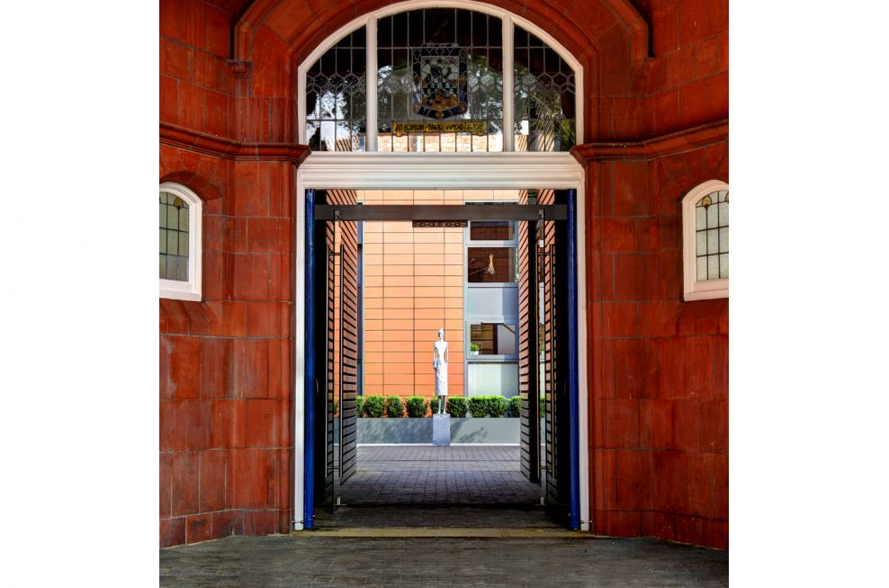 The Old Library, Leamington Spa Planters for Communal Courtyard in