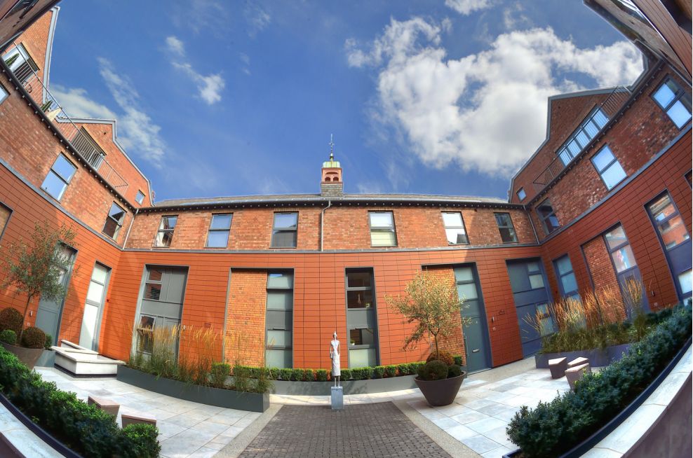 The Old Library, Leamington Spa - Planters for Communal Courtyard in
