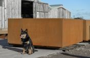 Corten steel planters for public realm