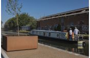 Corten Steel seating and benches