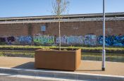 Bespoke Corten steel planters