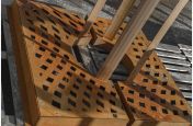 Corten Steel tree grilles and guards