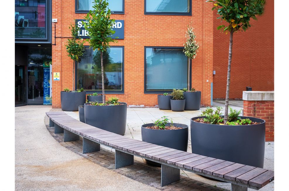 Planters for university campus