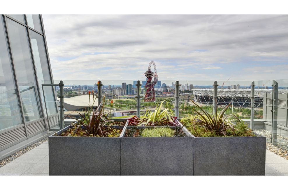 UNITE Stratford ONE Large Bespoke Granite Planters for Communal