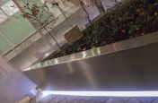  Bespoke planters: 3mm thick 316-grade Stainless Steel with a brushed finish