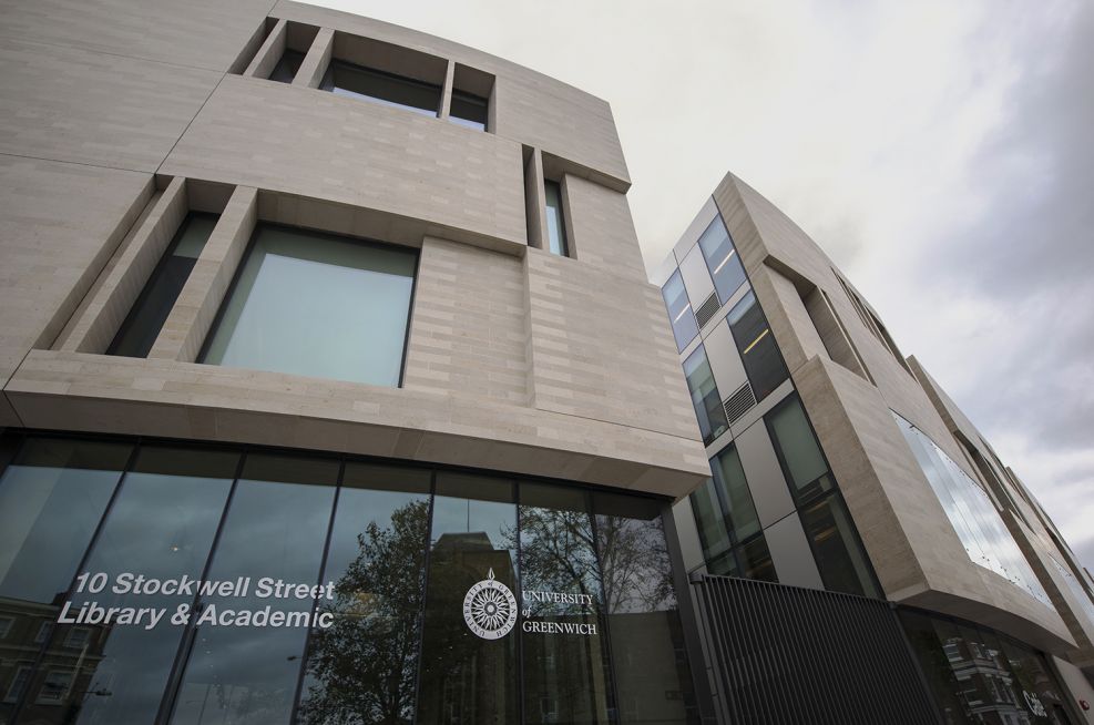 Anthracite Grey Planters At Stockwell Street Campus