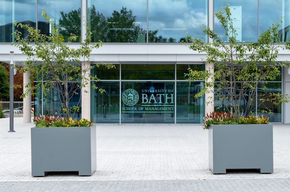 University of Bath tree planters