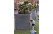 Zinc Tree Planters for Museum