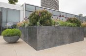 Bespoke Zinc Clad Onto Steel Frame Planters