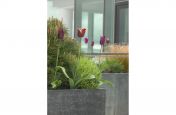 Bespoke Zinc Planters At Verde, London